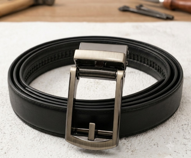 Premium Men's Auto Lock Belt-BLACK