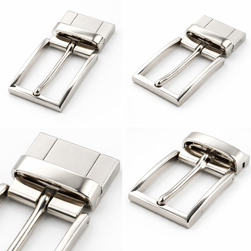 2-in-1 Silver Premium Buckle
