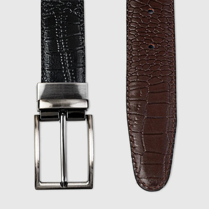 Premium Double-Sided 100% Pure Genuine Leather Belt🖤