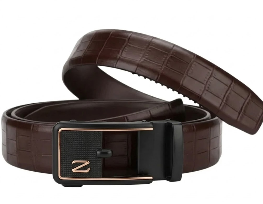 Luxury Automatic Lock Leather Belt For Men