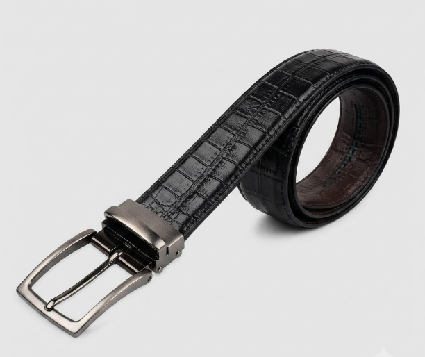 Premium Double-Sided 100% Pure Genuine Leather Belt🖤
