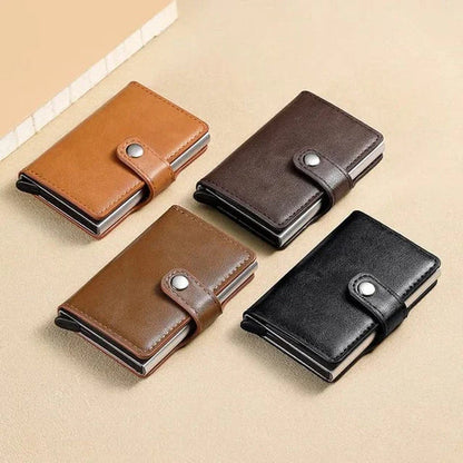 PU Leather Wallet & Pop-Up Card Holder