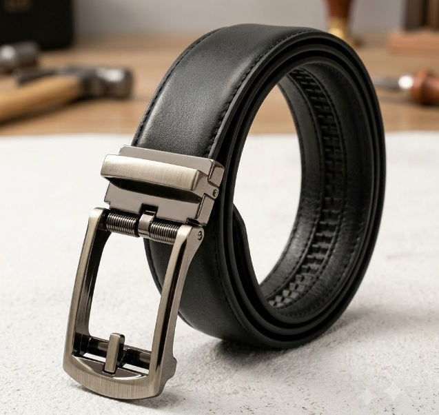 Premium Men's Auto Lock Belt-Brown
