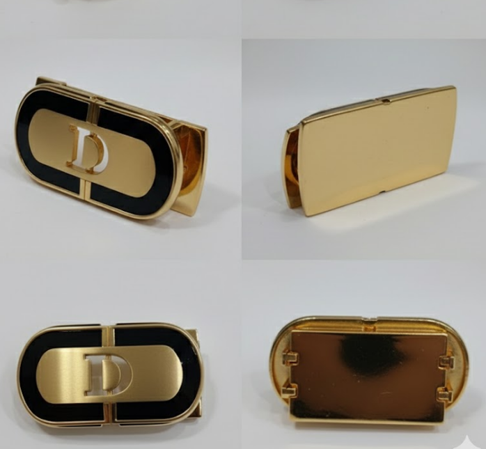 Luxury Golden "D" Emblem Buckle