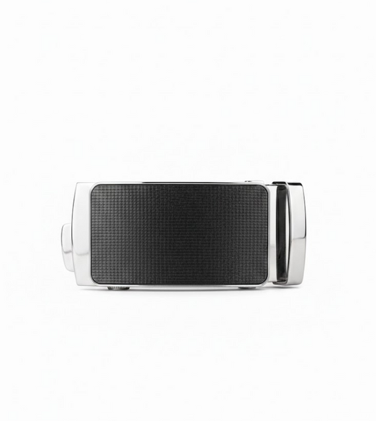 Sleek Gunmetal & Carbon-Black Automatic Buckle