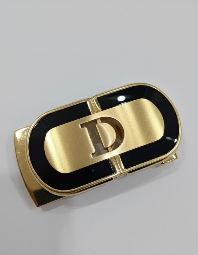 Luxury Golden "D" Emblem Buckle