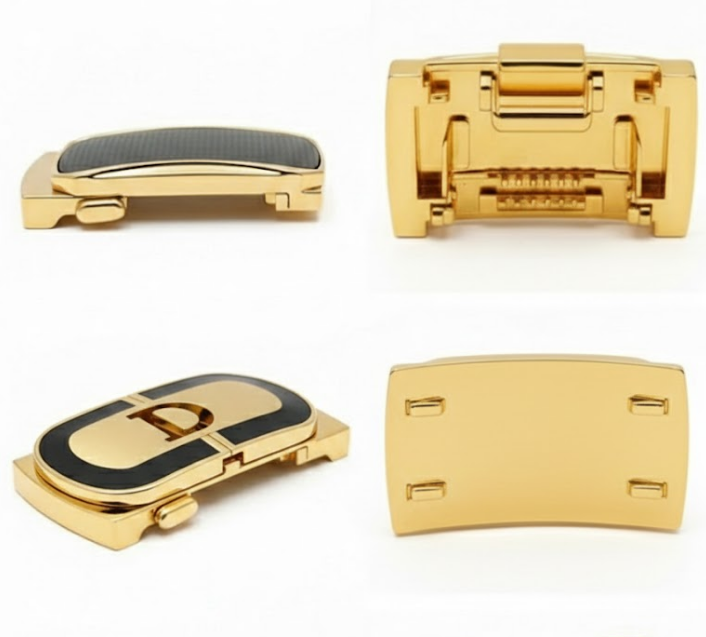Luxury Golden "D" Emblem Buckle