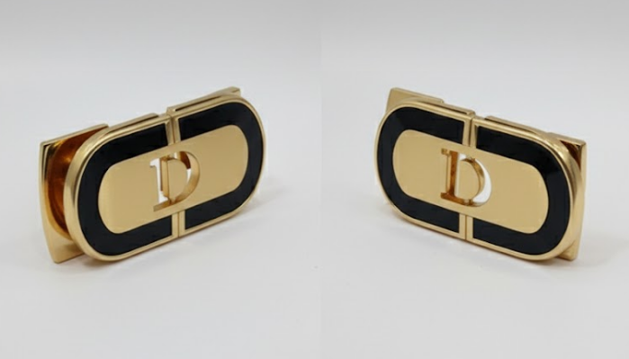 Luxury Golden "D" Emblem Buckle