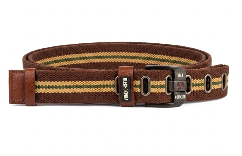 Premium Woven Canvas Belt – Black