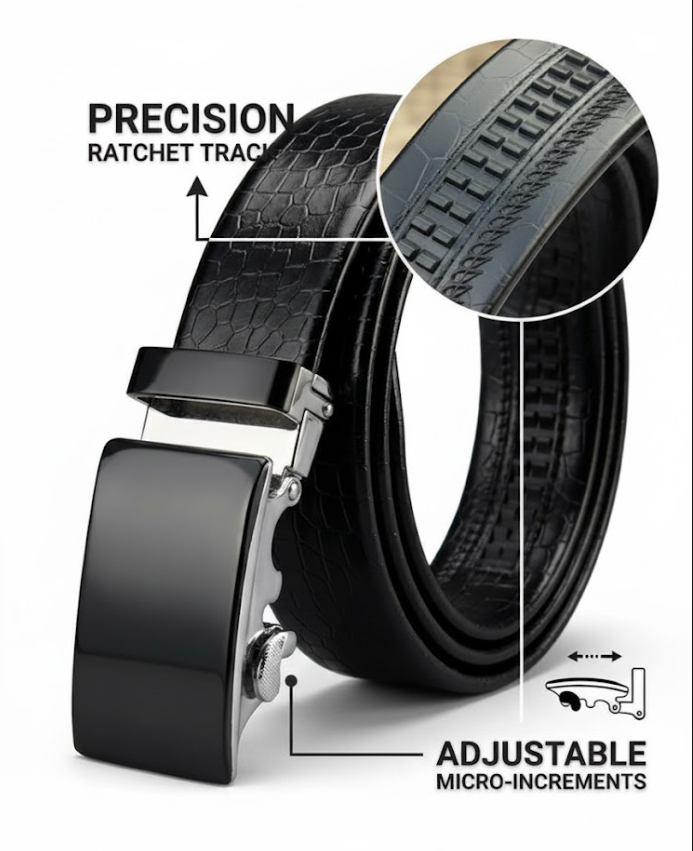 Auto Lock Belt – Pattern Black