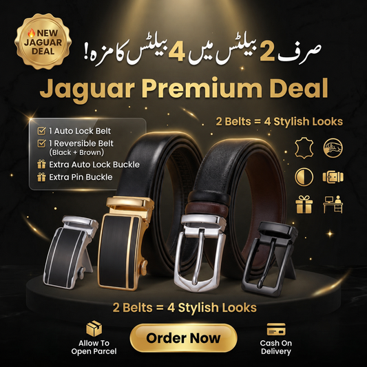 Jaguar Premium Deal – 2 Belts 4 Stylish Looks