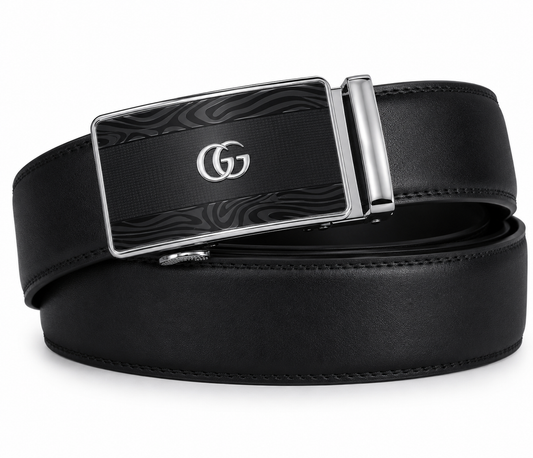 Elevate Your Elite Look: Men’s Premium Auto Lock Belt Black