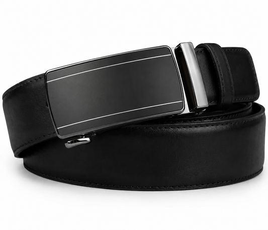 Elevate Your Elite Look: Men’s Premium Auto Lock Belt Black