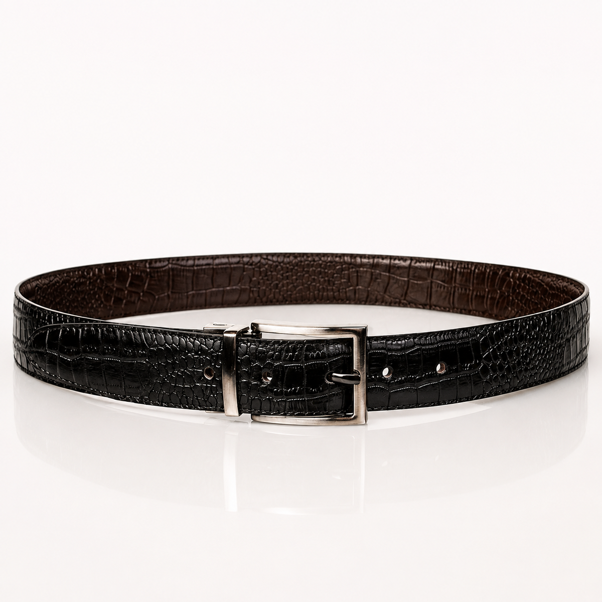 Premium Double-Sided 100% Pure Genuine Leather Belt🖤