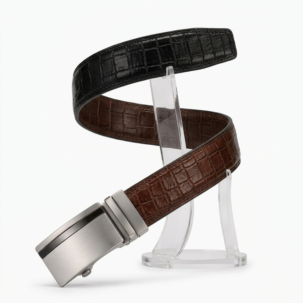LUXURY COMBO DEAL: 2 PREMIUM PURE LEATHER BELTS 🔥