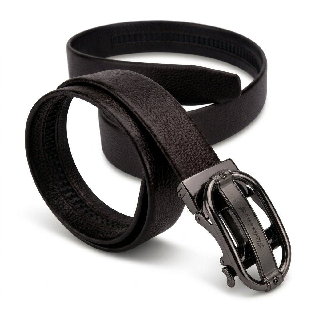 🖤 Premium Black Auto-Lock Belt for Men – Stylish & Elegan