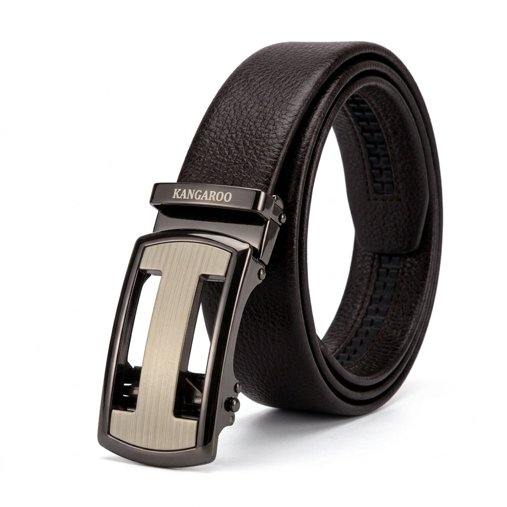 🖤 KANGAROO Premium Black Auto-Lock Belt for Men