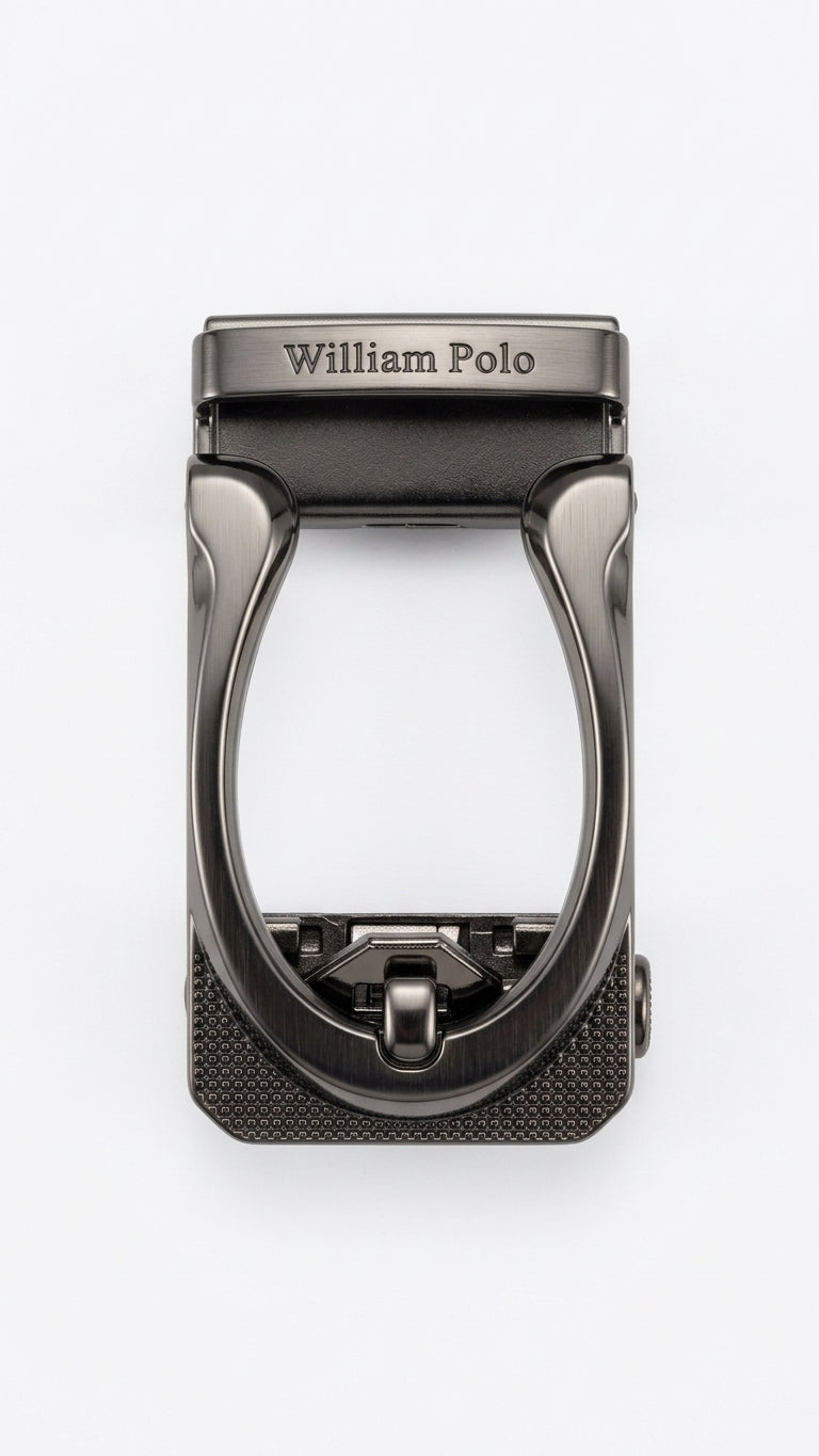 🖤 Premium Black Ratchet Belt – Luxury Gunmetal Buckle Edition