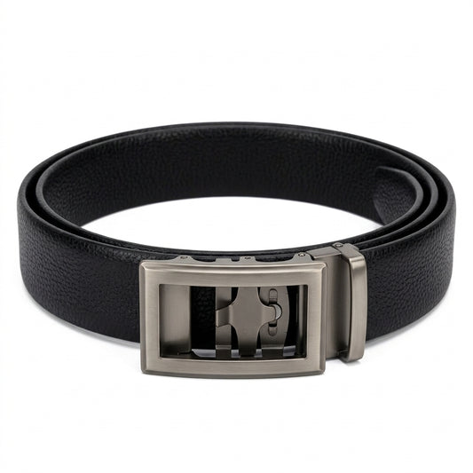 🖤 Premium Black Auto Lock Belt – Luxury Edition
