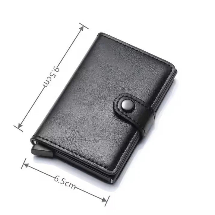 PU Leather Wallet & Pop-Up Card Holder