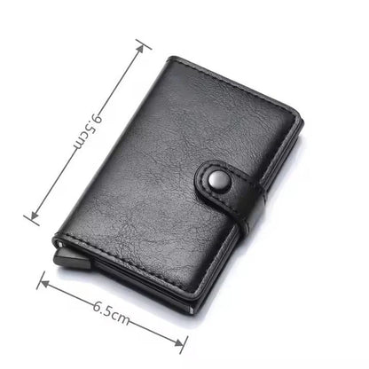 PU Leather Wallet & Pop-Up Card Holder