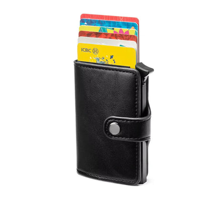PU Leather Wallet & Pop-Up Card Holder