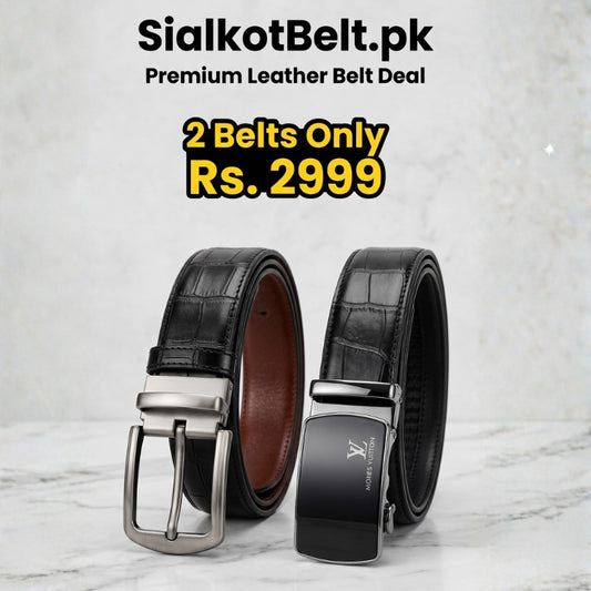 Class Belt Combo Deal (2 in 1 Belt & Auto Lock Belt)