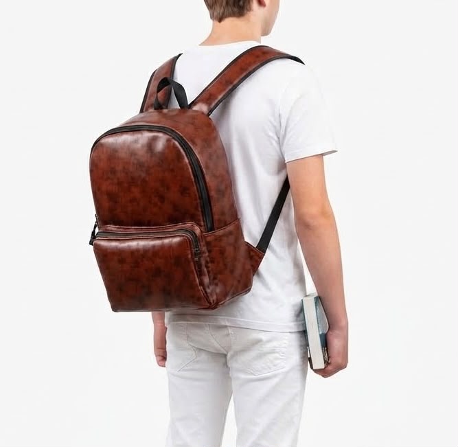 Premium College Backpack – Stylish Spacious & Comfortable 🤎📚
