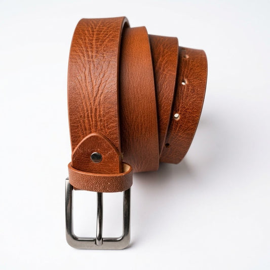 🤎 Classic Premium Brown Leather Belt for Men