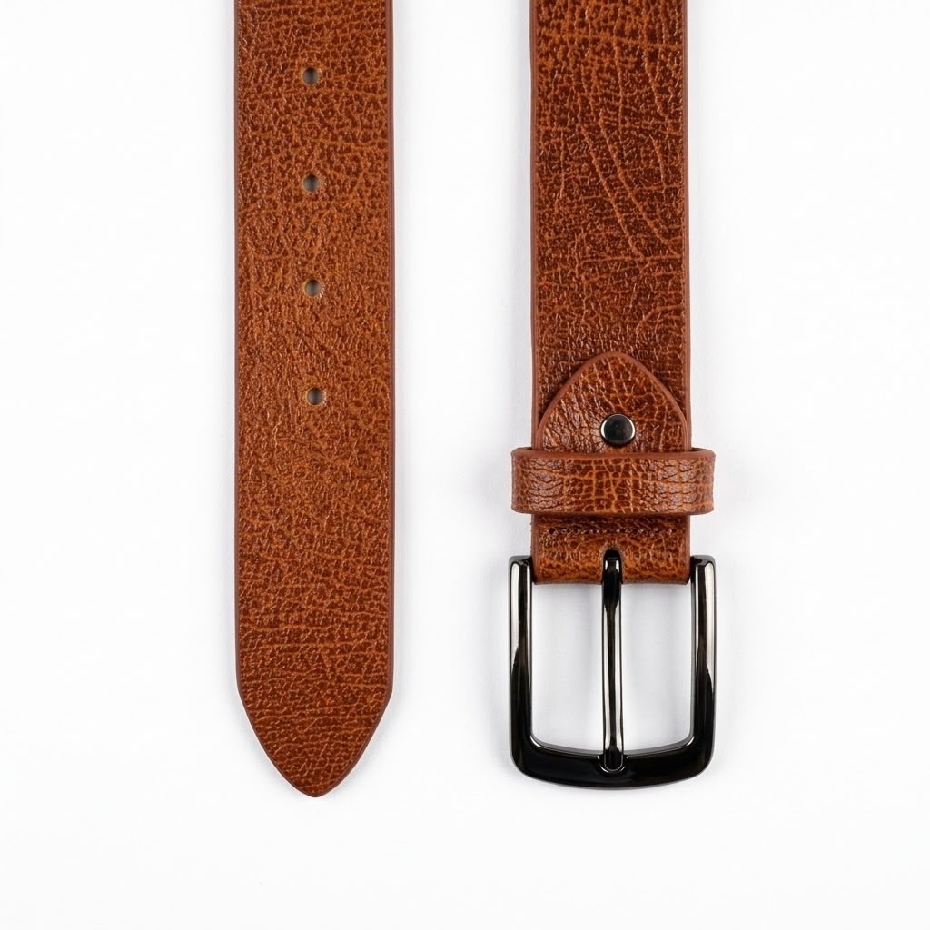 🟤 Vintage Brown Leather Belt – Premium Casual & Formal Belt