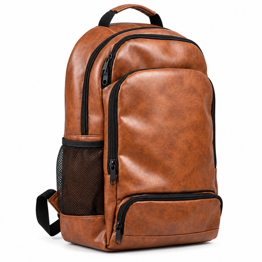 🎒 Premium Vintage Brown Laptop Backpack – Stylish, Spacious & Professional