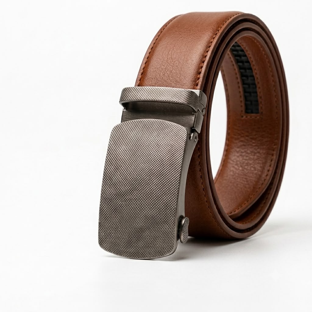 Premium Men's Auto Lock Belt-Brown