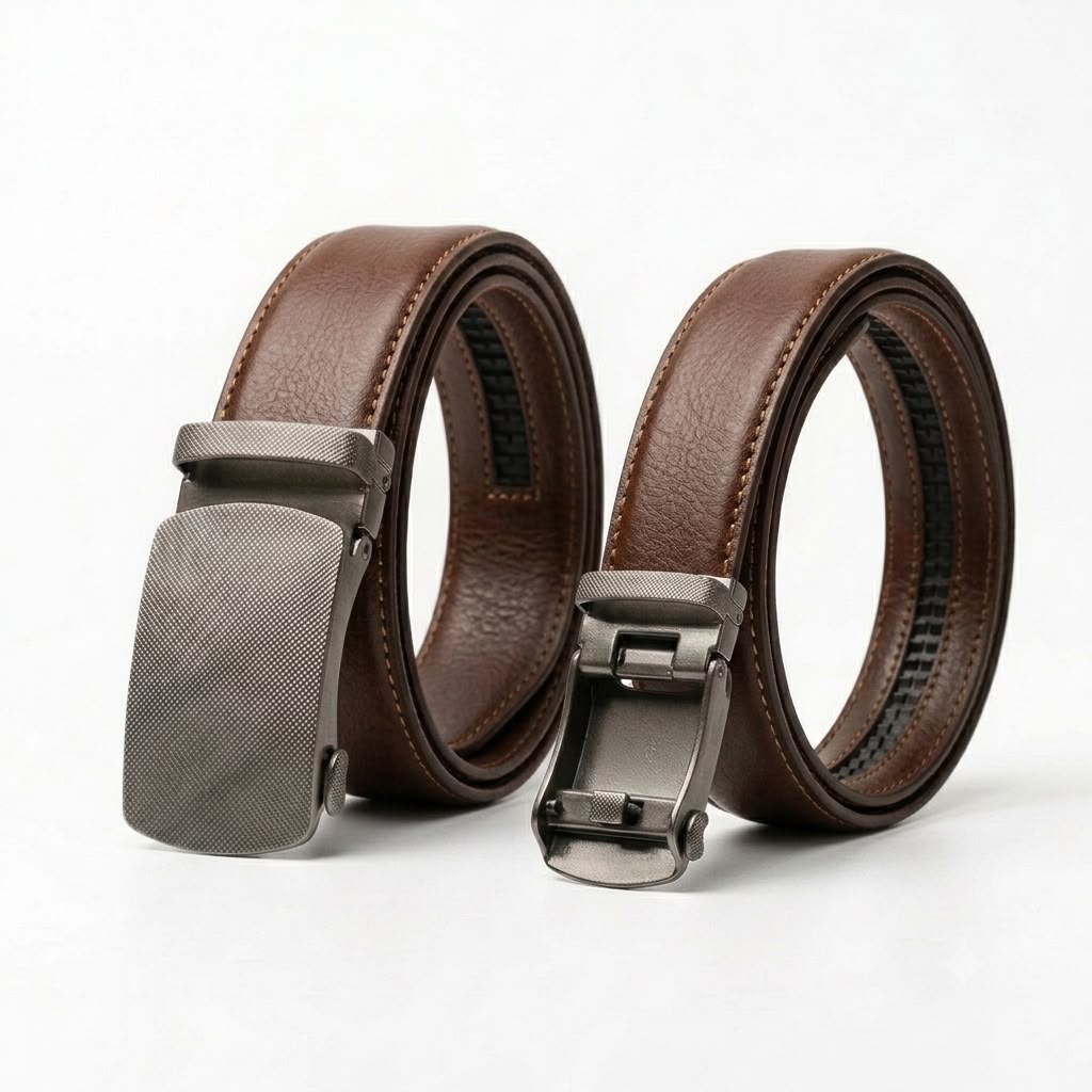 Premium Men's Auto Lock Belt-Brown
